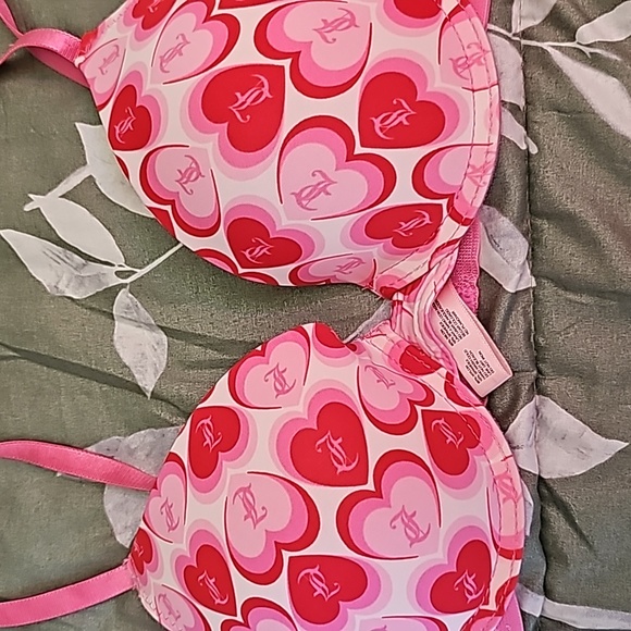 Juicy Couture Hearts Bra Size 34B NWOT - Picture 3 of 6